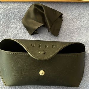 Diff sunglasses.  Never worn. Really cute.  Leopard pattern.